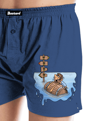 Kitaszított férfi alsó nadrág Blue