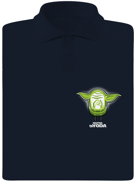Master DiYoda férfi pólóingek Navy Mal