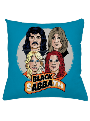 Black Abba párna Blue Turquoise