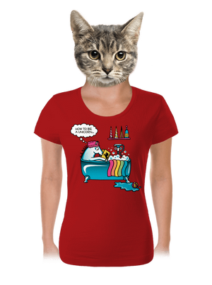 Mi kell az egyszarvúvá váláshoz női póló Red Mal