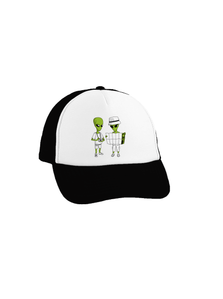 Idegenek teherautós sapka Black cap