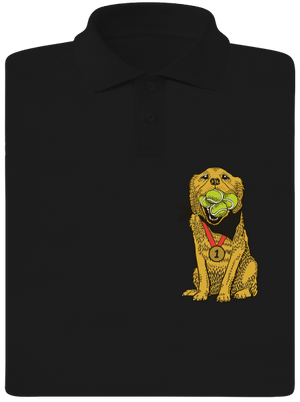 Arany retriever férfi pólóingek Black