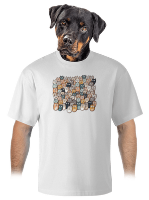 unisex túlméretezett póló