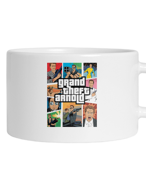 Grand Theft Arnold macaron bögre White
