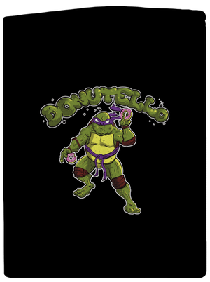 Donutello cipzáras női pulóver Black