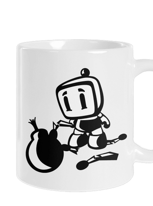 Bomberman hagyományos bögre White