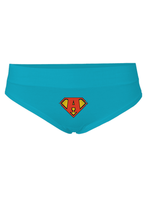 Szuperhős vagyok női bugyik Turquoise