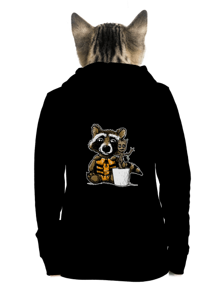 A galaxis őrzői cipzáras női pulóver Black