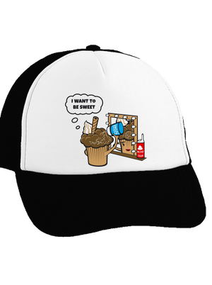 Sweet muffin teherautós sapka Black cap