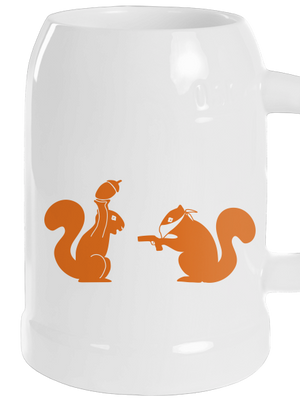 Mókusok söröskorsó White