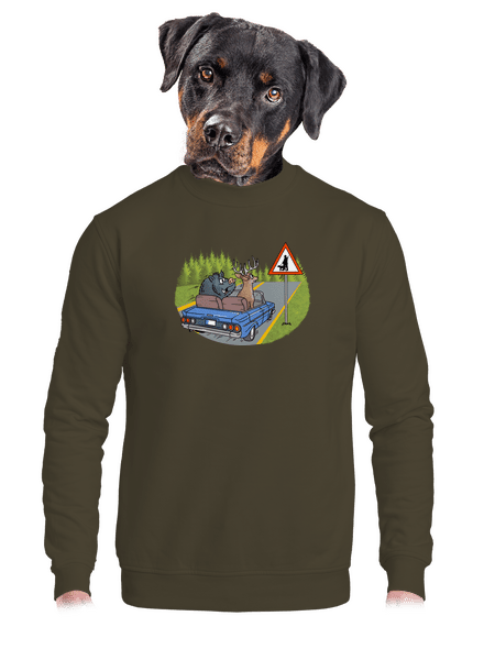 Vadász unisex crewneck Urban Khaki