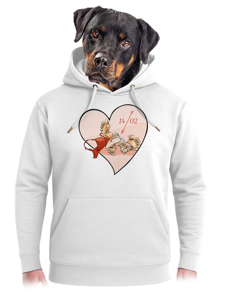 Négy láb között unisex prémium pulóver Snowwhite