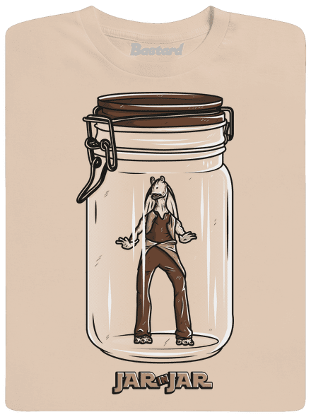 Jar in jar férfi póló Sand