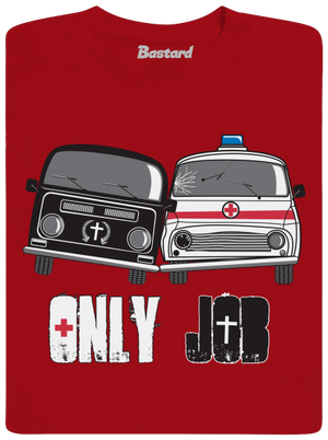 Verseny férfi hosszú ujjú póló Red