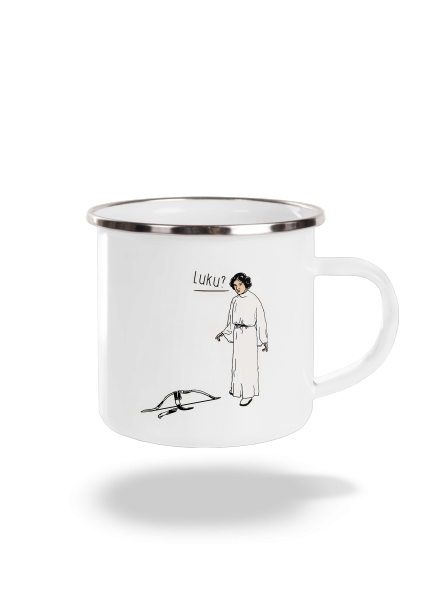 Luke és Leia pléhbögre White