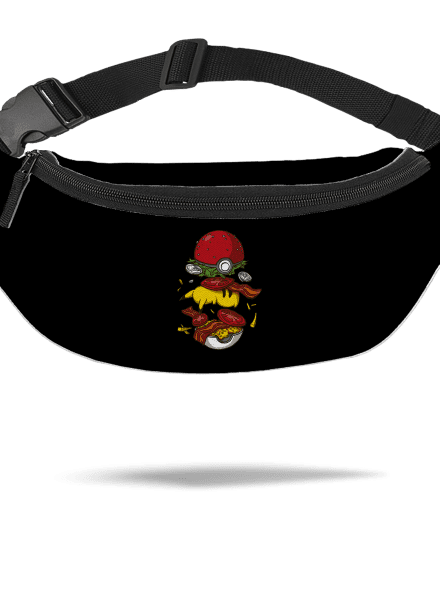 Pokémon burger övtáska Black
