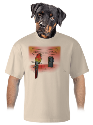 unisex túlméretezett póló