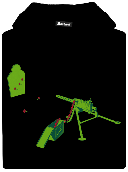 LMG training gyerek kenguruzsebes pulóver Black