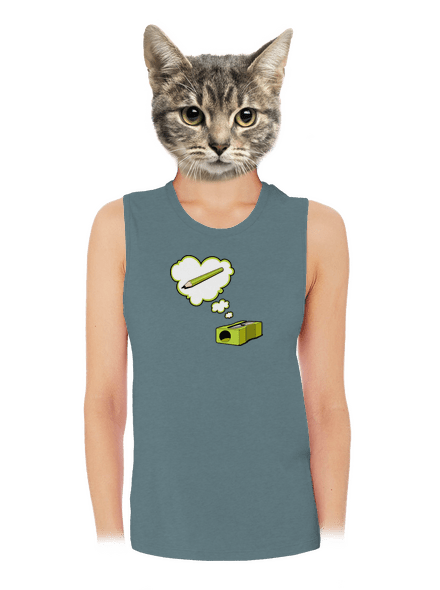 Ceruza és hegyező női bővített trikó Heather Deep Teal