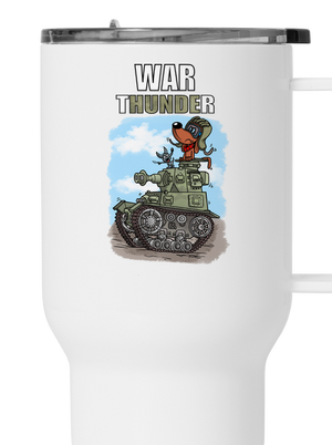 War Hunde termosz bögre White
