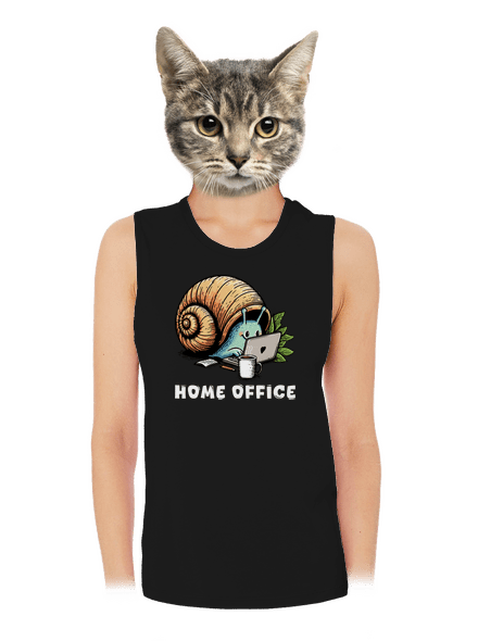 Sneka home office női bővített trikó Black