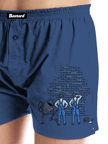 Kőművesek férfi alsó nadrág Blue
