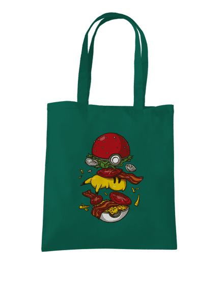 Pokémon burger táska Bottle Green