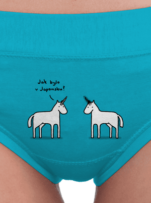 Pornókürt női bugyik Turquoise