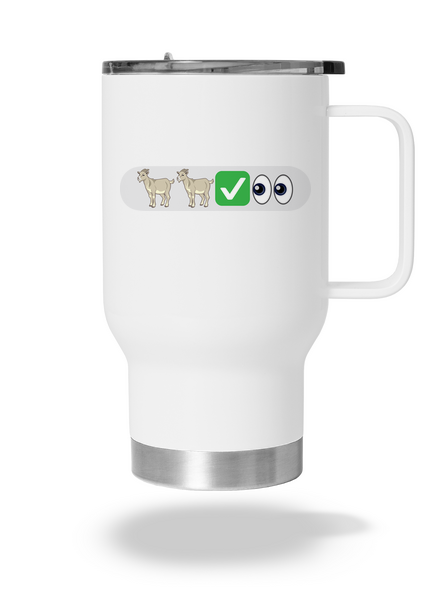 Emoji termosz bögre White