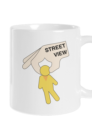 Street view hagyományos bögre White