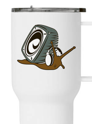 Házibuli termosz bögre White