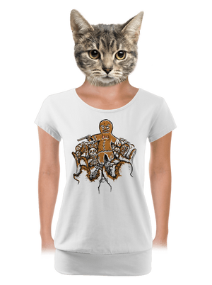 női póló elasztikus alsó szegéllyel