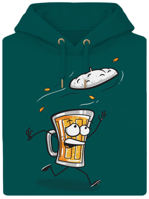 Sapka unisex prémium pulóver Emerald Green