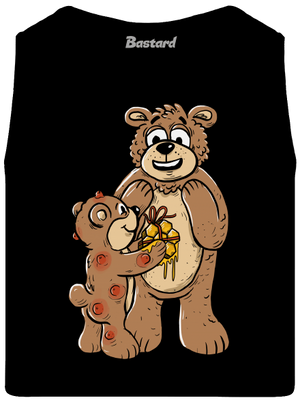 Büszke szülők férfi trikó Black