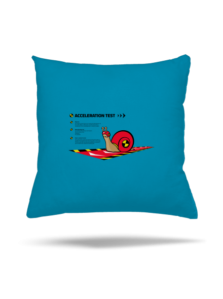 Snail test párna Blue Turquoise