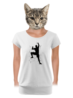 női póló elasztikus alsó szegéllyel