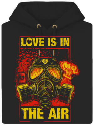 Love is in the air unisex prémium pulóver Dark Black