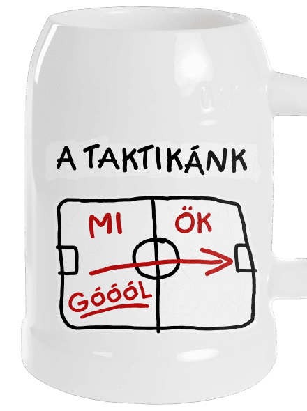 A taktikánk söröskorsó White