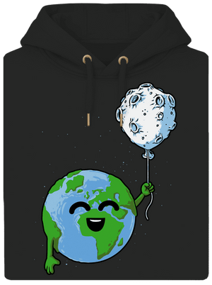 Ballon unisex prémium pulóver Dark Black