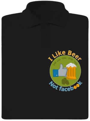 I like beer férfi pólóingek Black