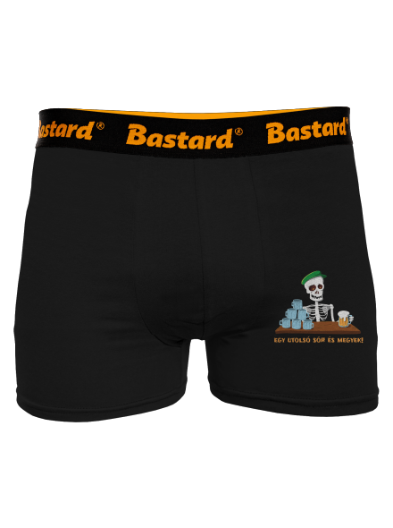 Egy utolsó sör és megyek boxeralsó Black