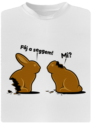 Fáj a seggem! gyerek sport póló White