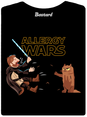 Allergy Wars prémium női póló Black
