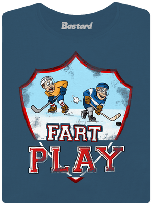 Fart Play prémium női póló Petrol Blue