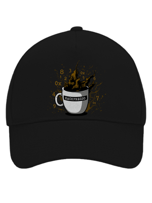 Hackpresso  baseballsapka Black