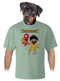 unisex túlméretezett póló