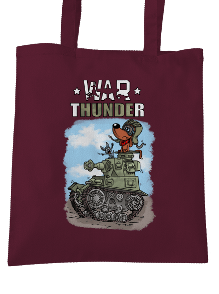 War Hunde táska Burgundy