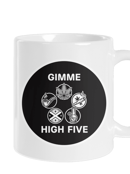Gimme high five hagyományos bögre White