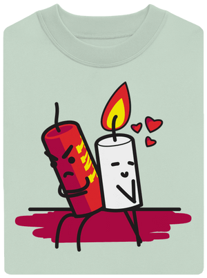 TNT unisex crewneck Blush Mint