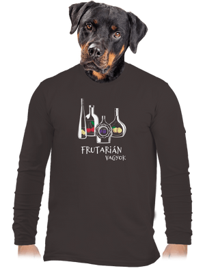 Frutarián férfi hosszú ujjú póló Bear Brown